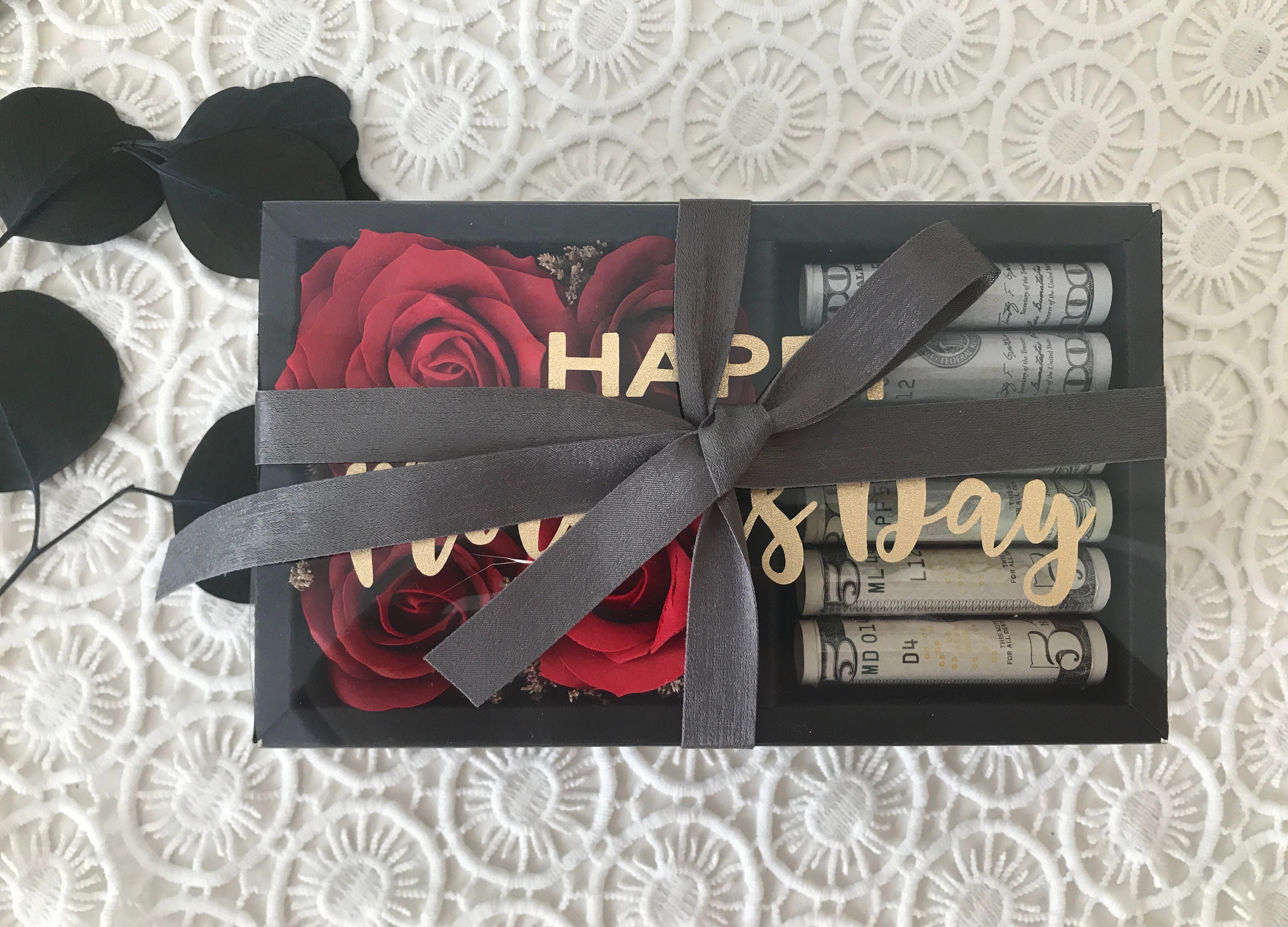 Caja de regalo personalizada de dinero / efectivo Caja de Etsy España