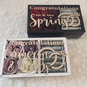 Money Box/Personalized Gifts/Gift Box /Wedding Cash Gift/Graduation Gifts/Cash Box/Birthday Gift/Gifts/Birthday Gifts For Her/Money Gift Box