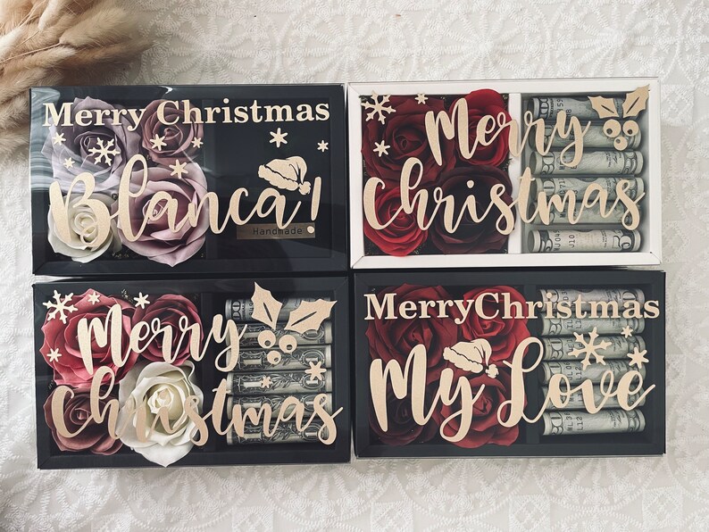 Personalized Money/cash Gift Box Flower Gift Box Etsy