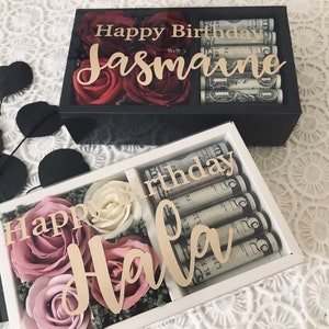 Money Box/Personalized Gifts/Gift Box /Wedding Cash Gift/Graduation Gifts/Cash Box/Birthday Gift/Gifts/Birthday Gifts For Her/Money Gift Box