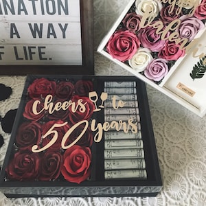 Money Box/Personalized Gifts/Gift Box /Wedding Cash Gift/Graduation Gifts/Cash Box/Birthday Gift/Gifts/Birthday Gifts For Her/Money Gift Box