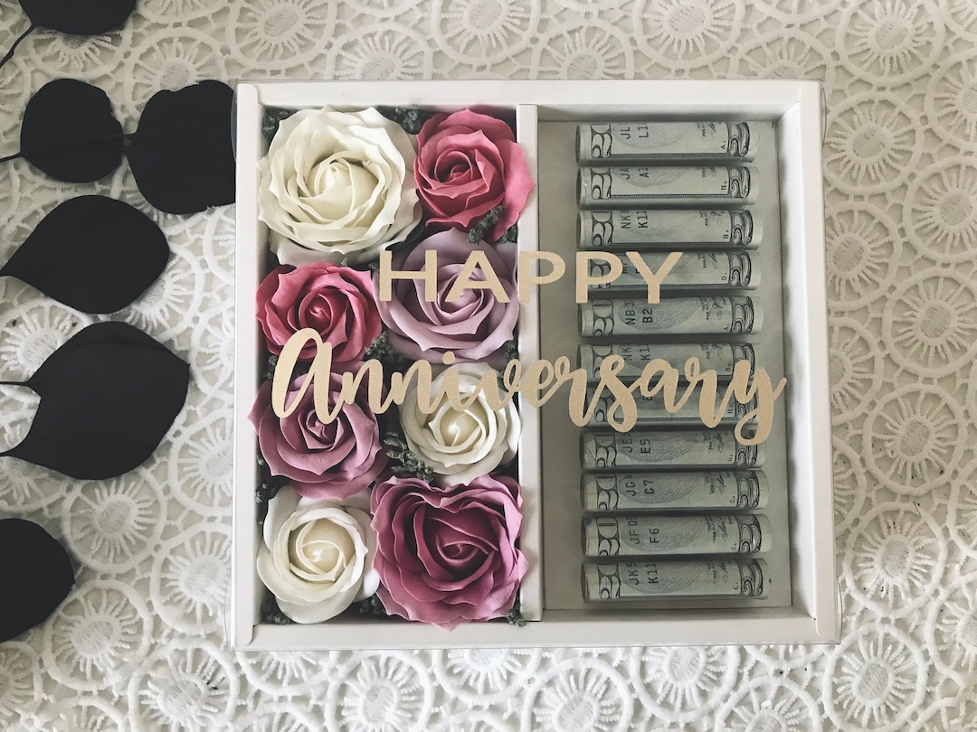 Personalized Money/cash Gift Box Flower Gift Box Personalized Gift Box