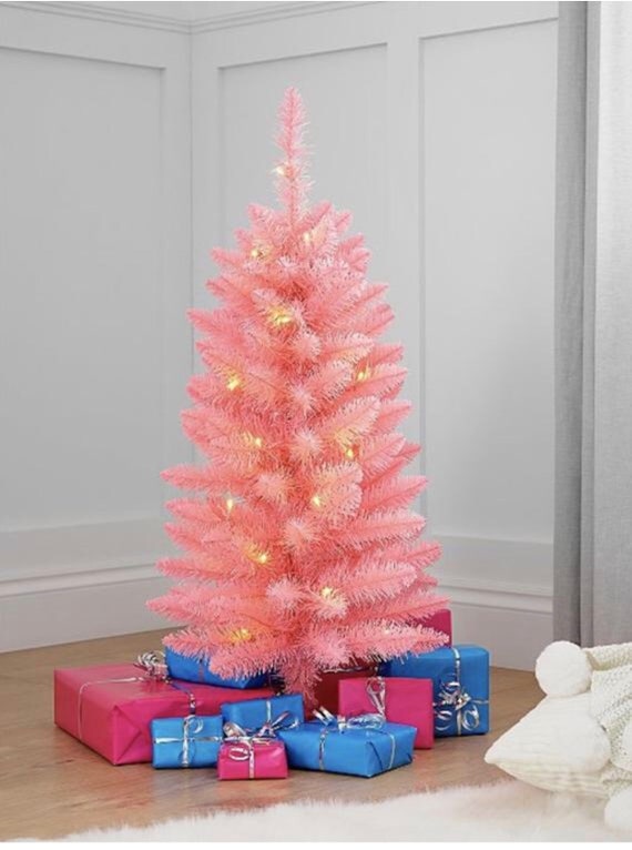 3ft Pink Christmas Tree 