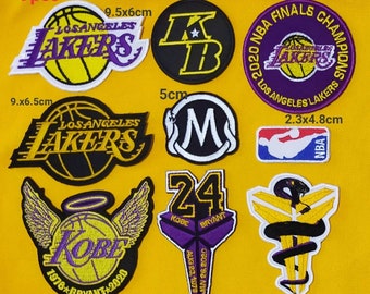 Kobe Bryant Los Angeles Lakers Heavenly Sport Embroidery Patch,iron,sewon Fabric