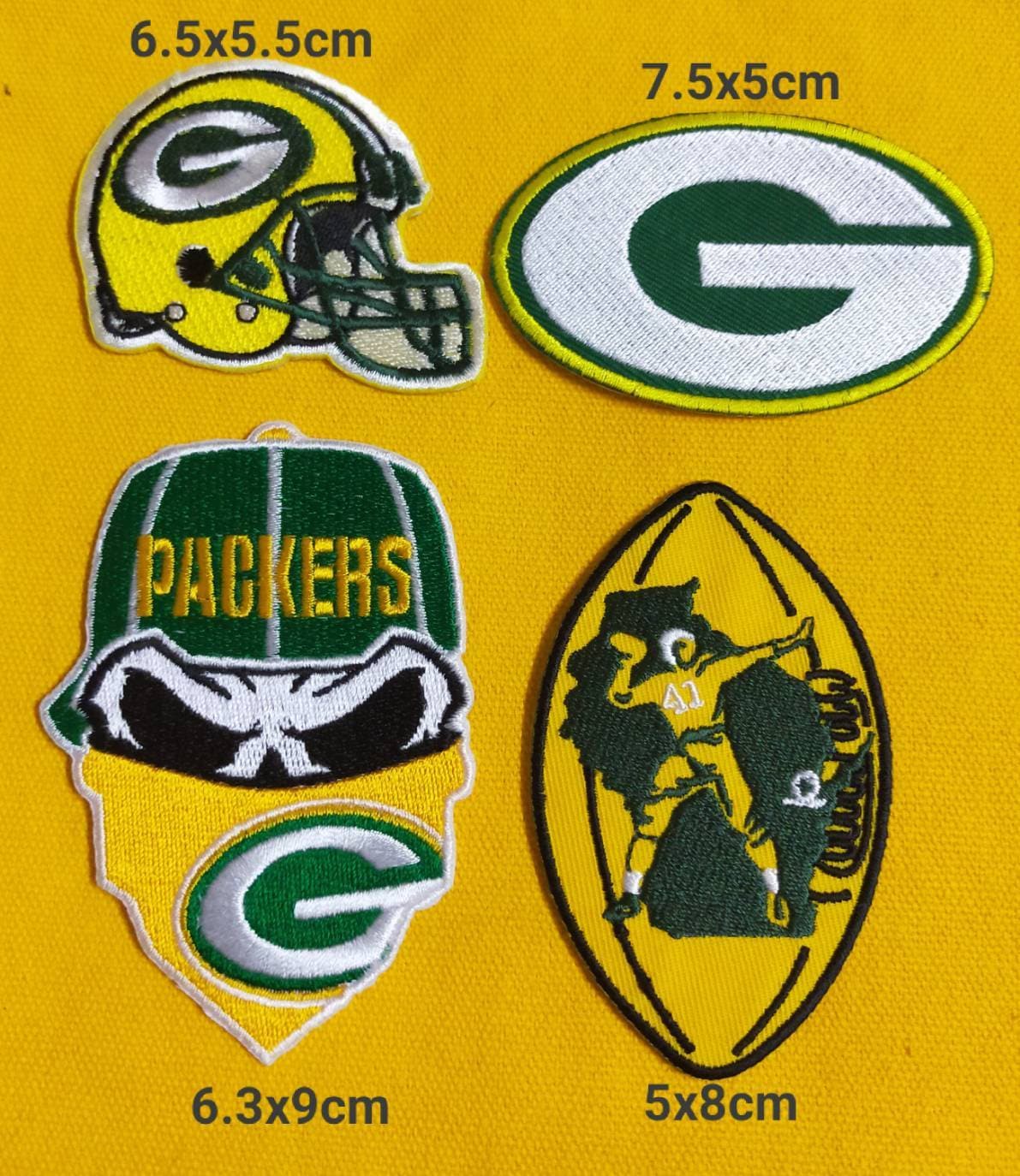 Green bay Packers patches logo iron on sewing on clothes | Etsy