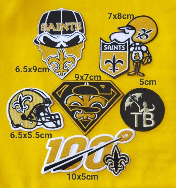 New Orleans saints patches logo iron on sewing on clothes Etsy