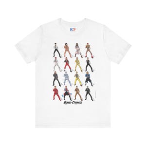 Evolution of DAVID BOWIE CHANGES Unisex Ultra-Soft Short-Sleeve Tee