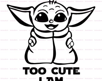 Download Baby Yoda Svg Etsy PSD Mockup Templates