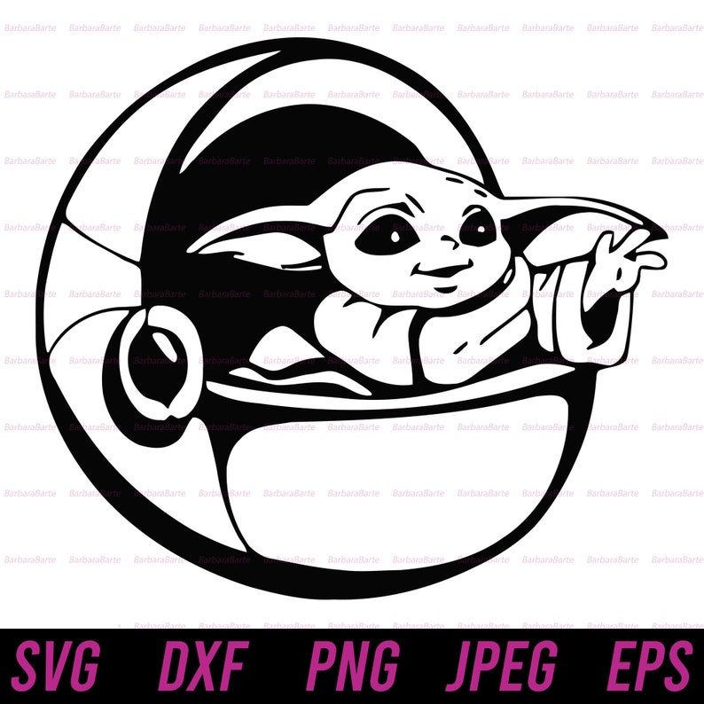 Download Baby Yoda SVG Mandalorian SVG Star Wars SVG Baby Yoda | Etsy
