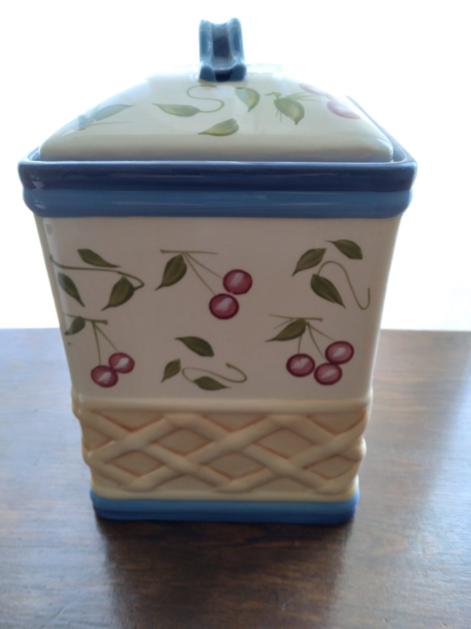 Vintage Inspirado StoneLite Clay Canister/Cookie Jar Etsy