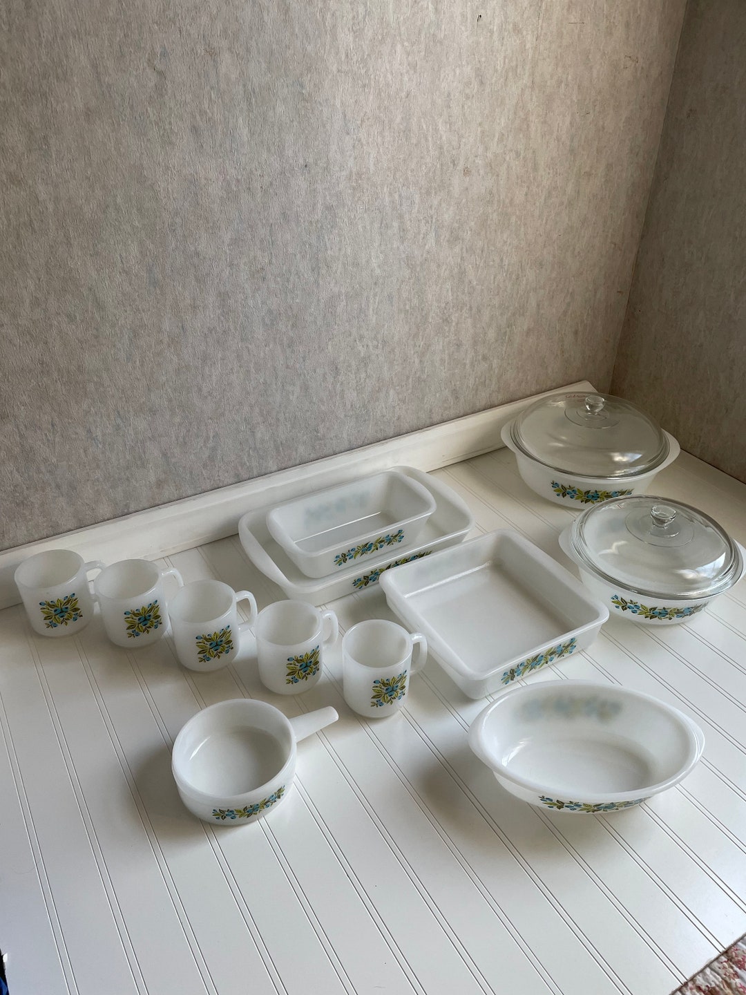 20 Piece/ Full Set of Blueberry Pyrex - Etsy