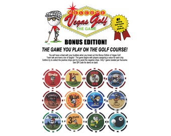 Vegas Golf Game | On-Course Gambling for Foursomes golf gift