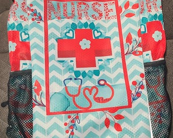 Chevron Nurse Gift | Bookbag | Graduation Gift with Free Socks | Graduate | Nursing School | Medical Grad | NurseLife