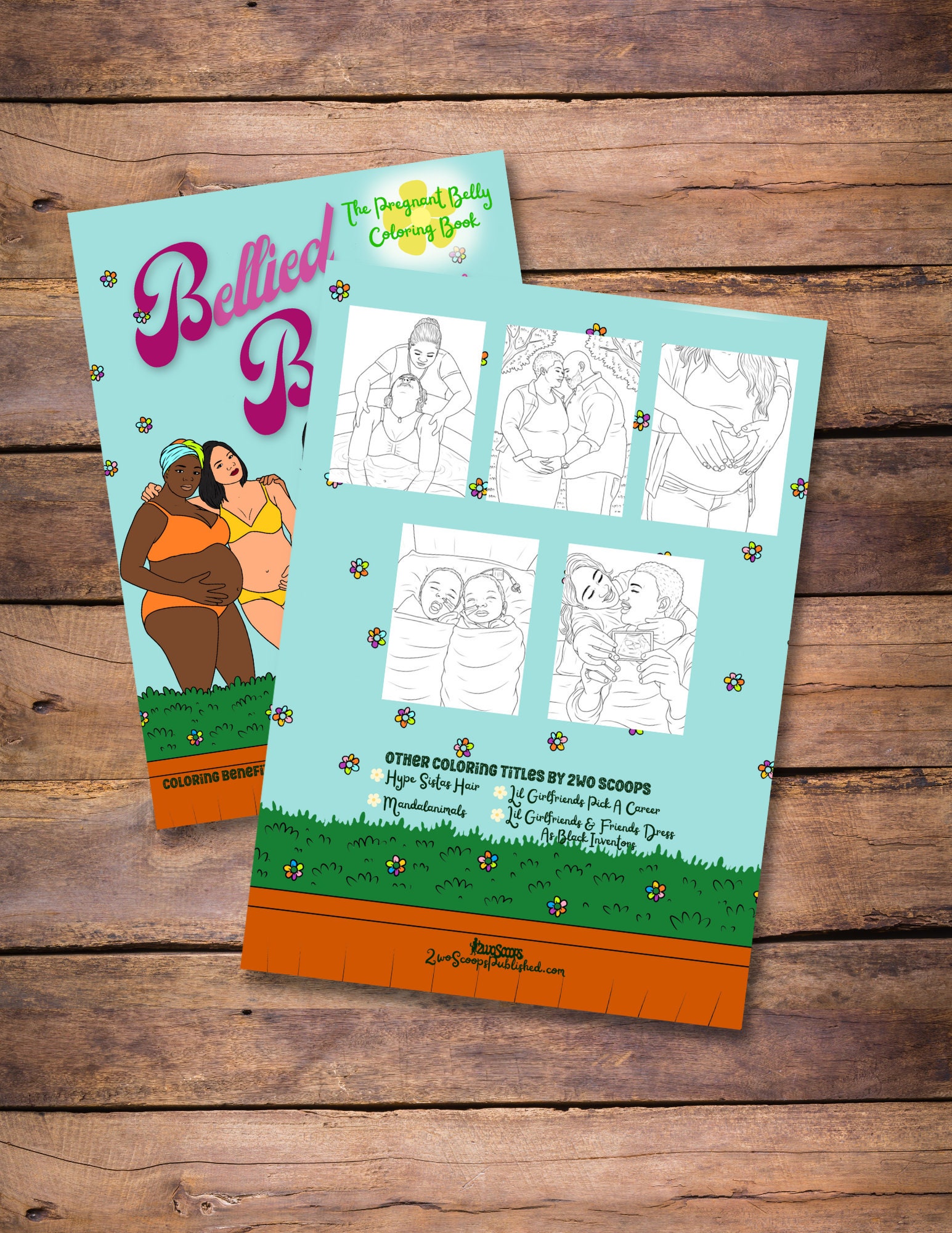 Pregnancy Coloring Book | Birth Affirmations | Diverse Moms | Mom-to-be ...