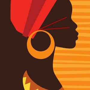 AFrican AF Notebook | African Journal | Black Art | Black Girl Magic | Writing Gift | African American Art | Writing Journal | Black AF