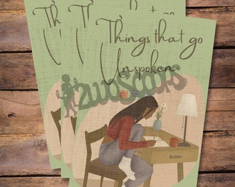 Things That Go Unspoken | Vent Journal | Blank Lined Journal | Black Girl Journal | Self Love | Black Girl Magic Journal | Healing Journal