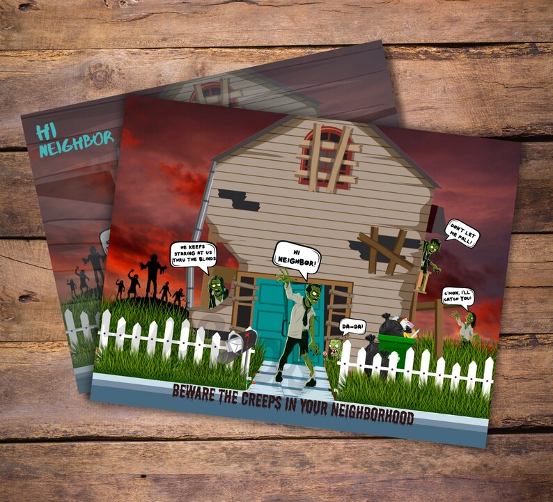 2024 Scary Calendar Zombie Calendar Spooky Calendar Etsy