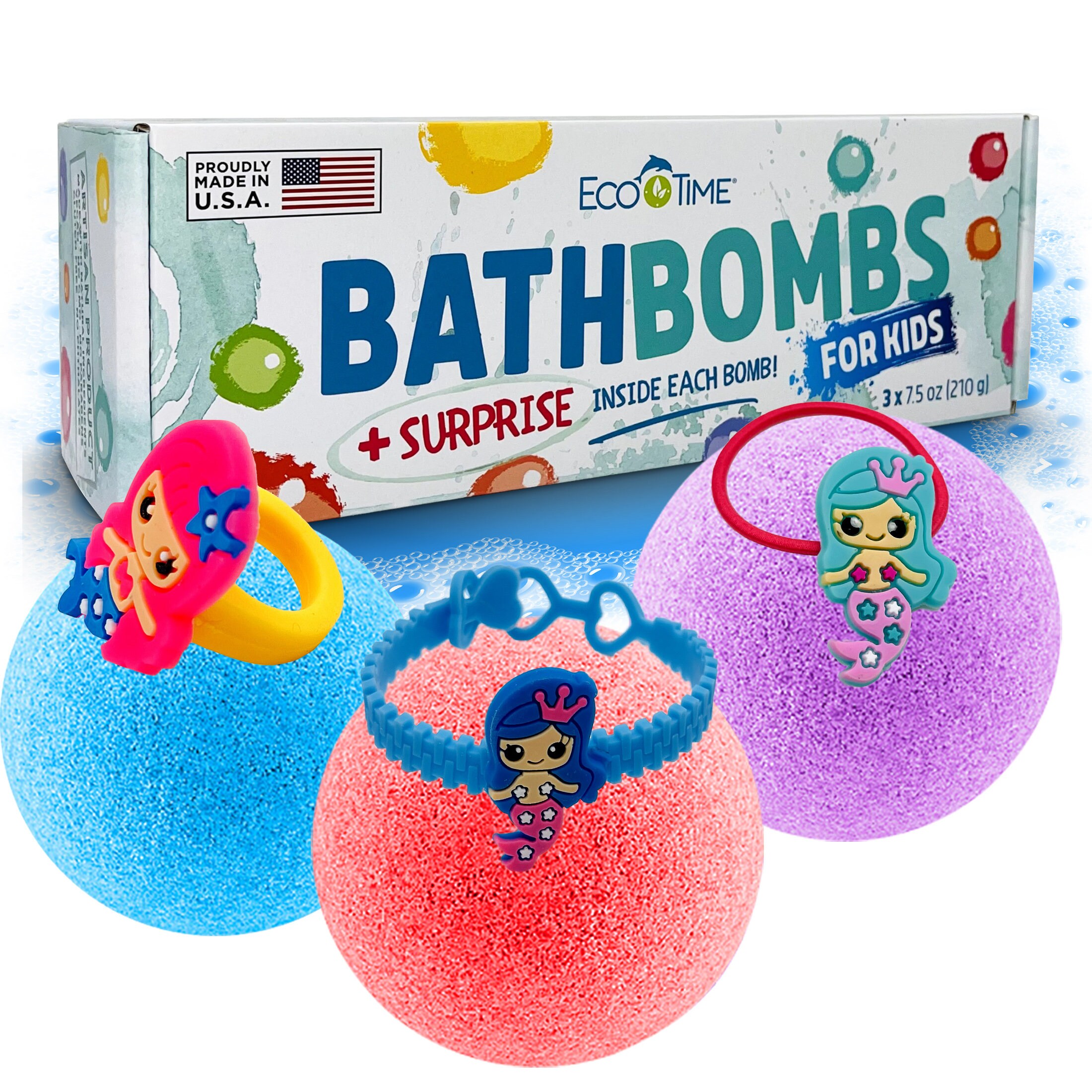 Handmade Bath Bombs for Girls with MERMAID Set Surprise Inside Etsy