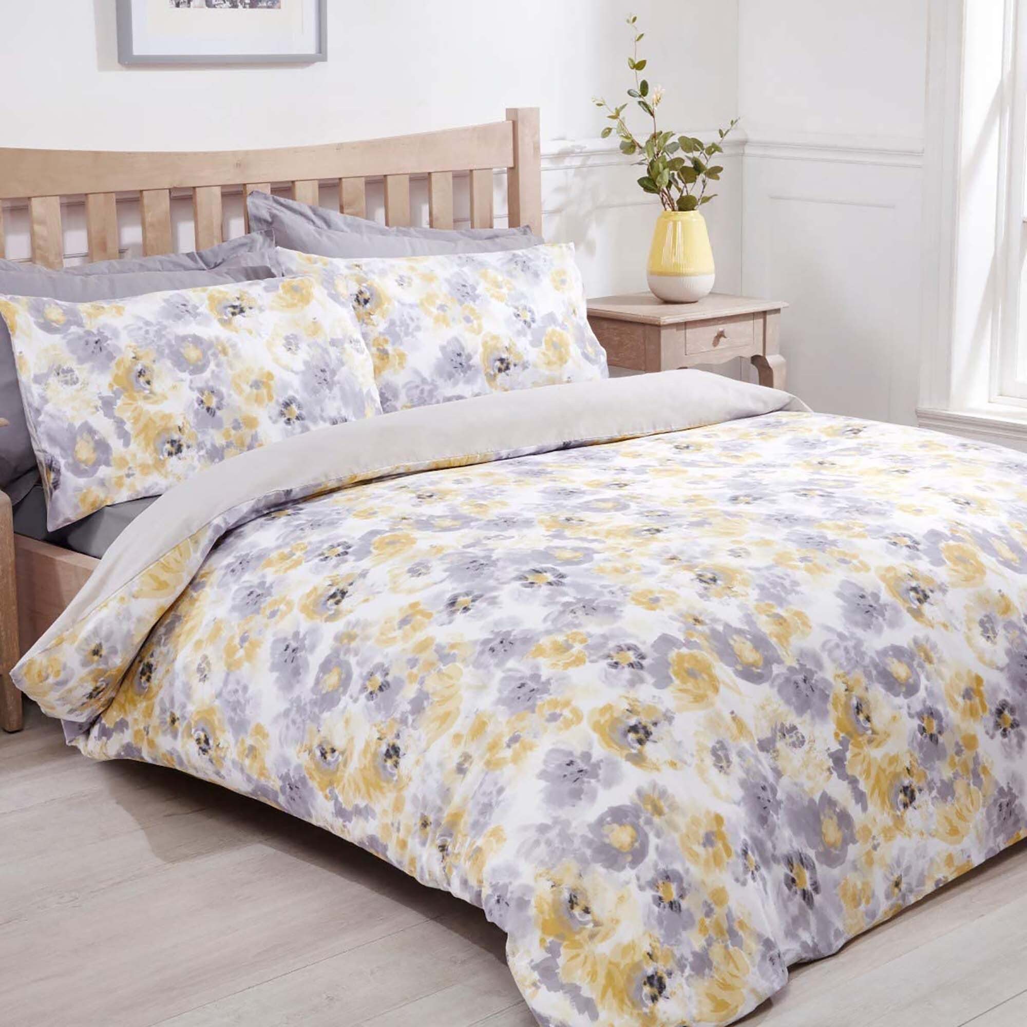 Floral Ochre Duvet Set for Double Bed.mix color duvet cover Etsy