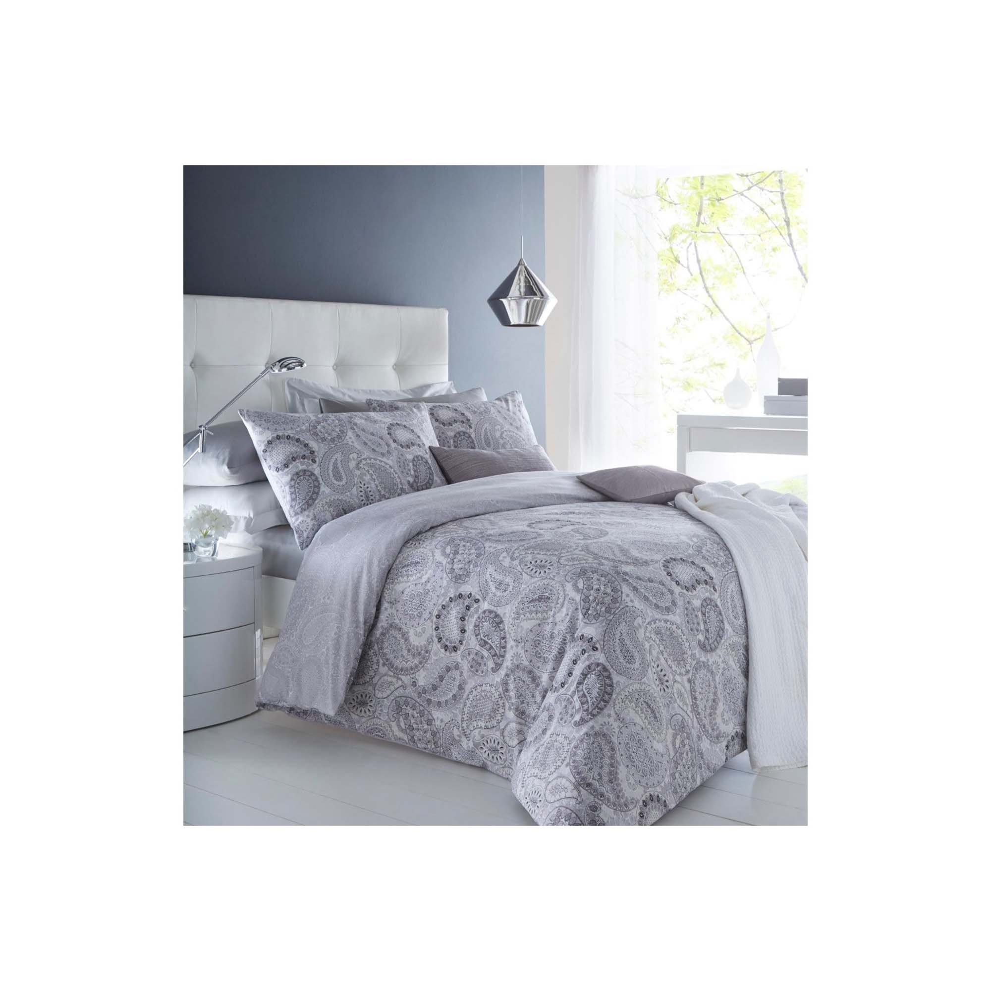Paisley Grey Duvet Set. Duvet Cover Sets. Grey Colour Duvet Etsy