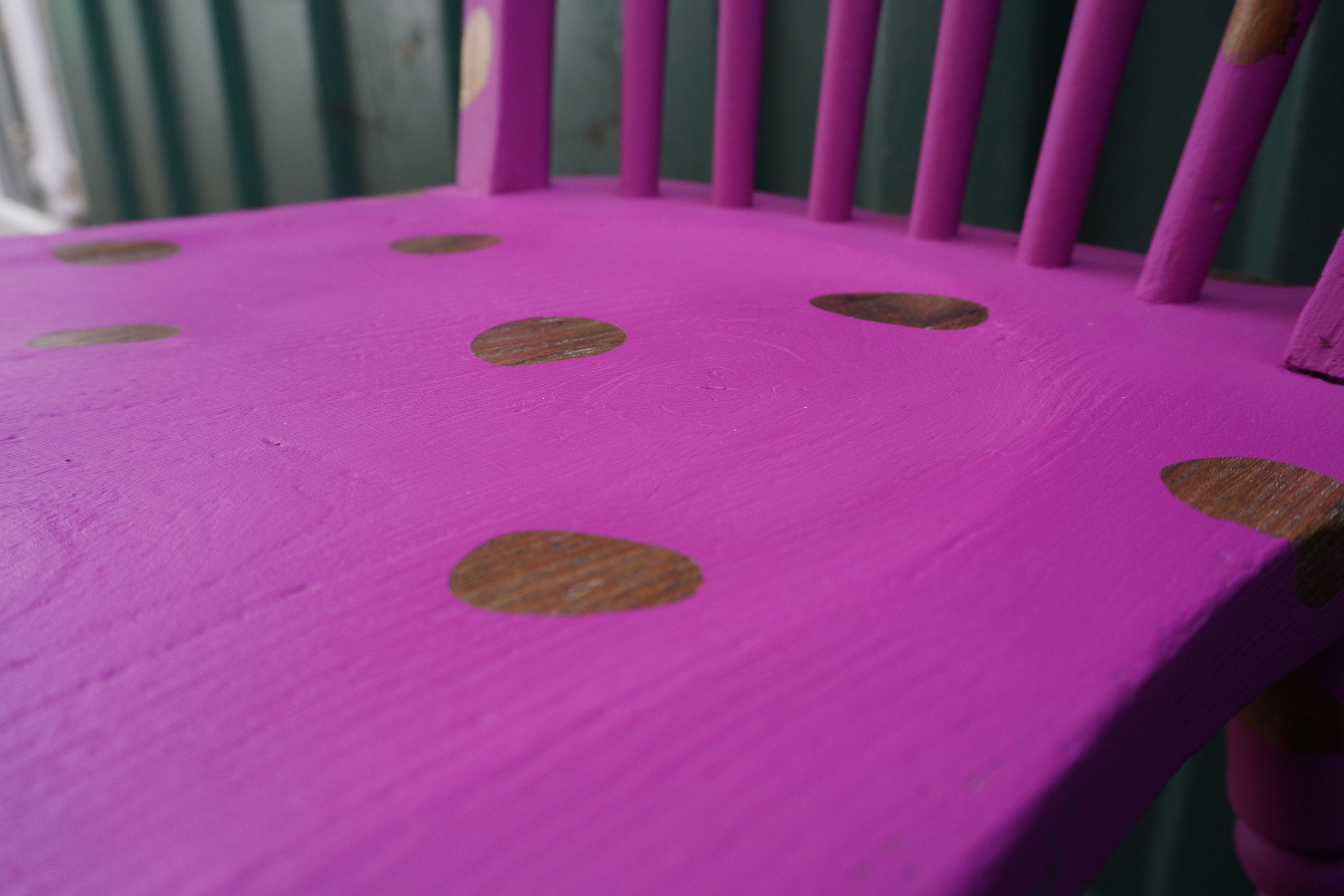 Spotty Painted Chair Painted to Order Etsy UK