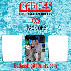 5 Pack 7&quot;x9&quot; Aluminum Sublimation Photography Blanks
