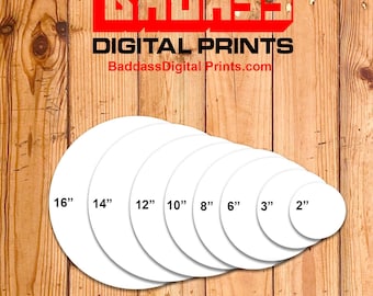 5 Pack 10&quot; .026 Round Aluminum Dye Sublimation Photo/Sign Blank