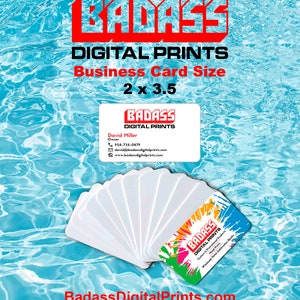 25 Pack Aluminum  2 x 3.5 Business Card Size Sublimation Blanks