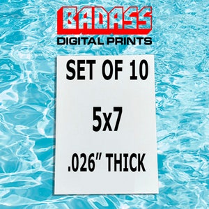5&quot;x7&quot; Aluminum Sublimation Photography Blanks -10 Pcs