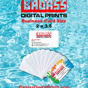 50 Pack Aluminum  2 x 3.5 Business Card Size Sublimation Blanks