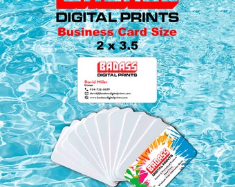 50 Pack Aluminum  2 x 3.5 Business Card Size Sublimation Blanks