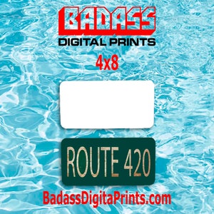 10 Pack Aluminum 4x8 Photo/Sign Sublimation Blanks