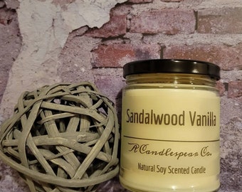 9oz Fragranced Natural Soy Candles