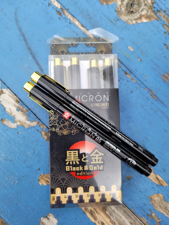 Pigma Sakura Micron - Pigment Fineliners 0.3Mm Black [Pack Of 3]