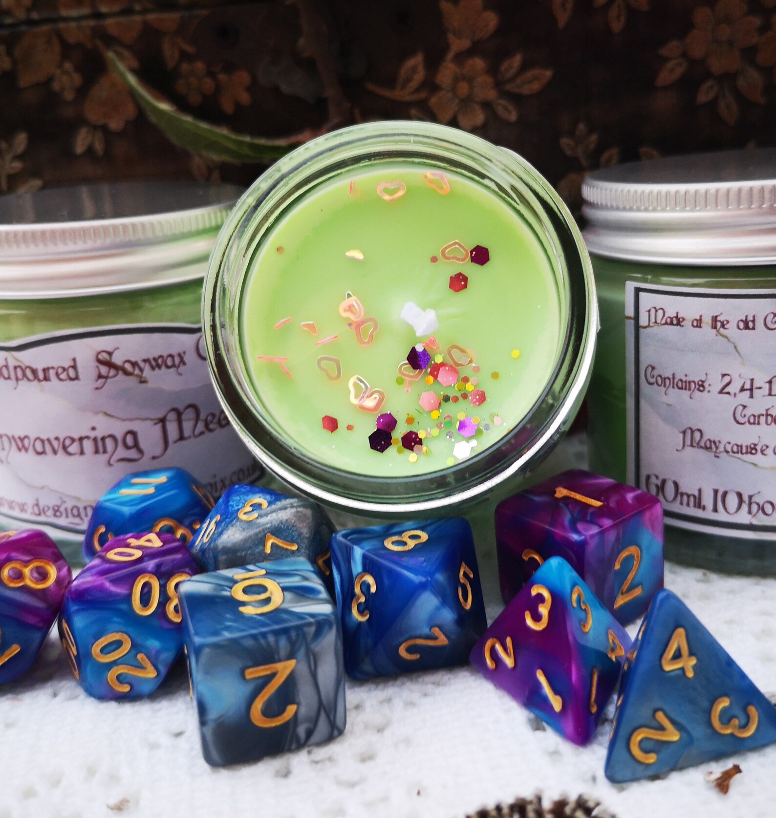 Set of 3 Dungeons and Dragons Scented Candles in Wooden Gift Etsy