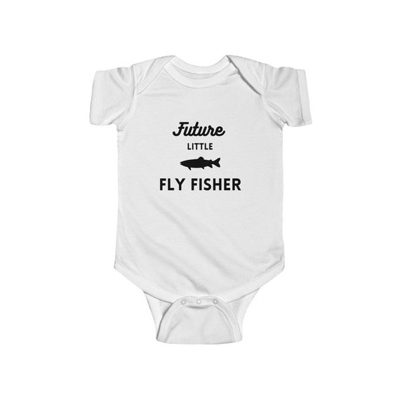 Future Little Fly Fisher Baby Onesie Fly Fishing Pregnancy