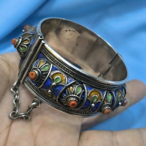 Antique Berber bracelet / Berber jewelry / Berber cuff bracelet / Kabyle bracelet / Tuareg bracelet / Adjustable Berber bracelet / boho