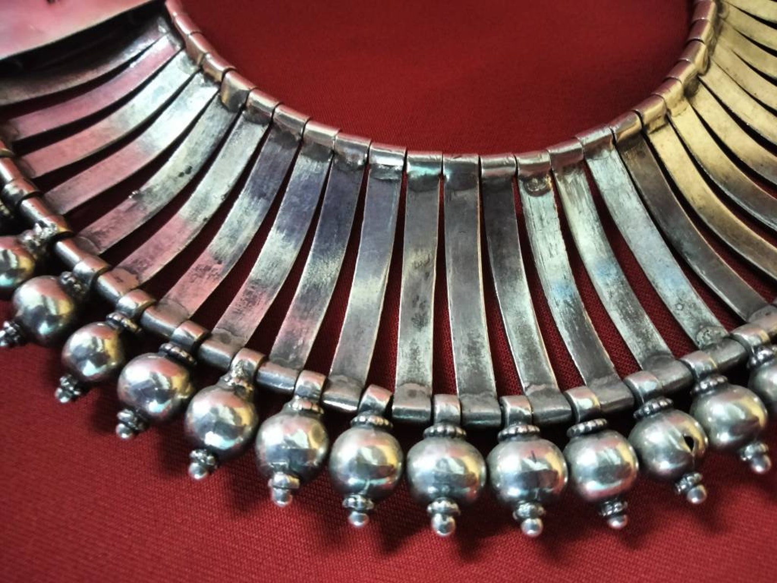 Rajasthan 800 Sterling Silver Rajasthan Necklace 27 Small Etsy