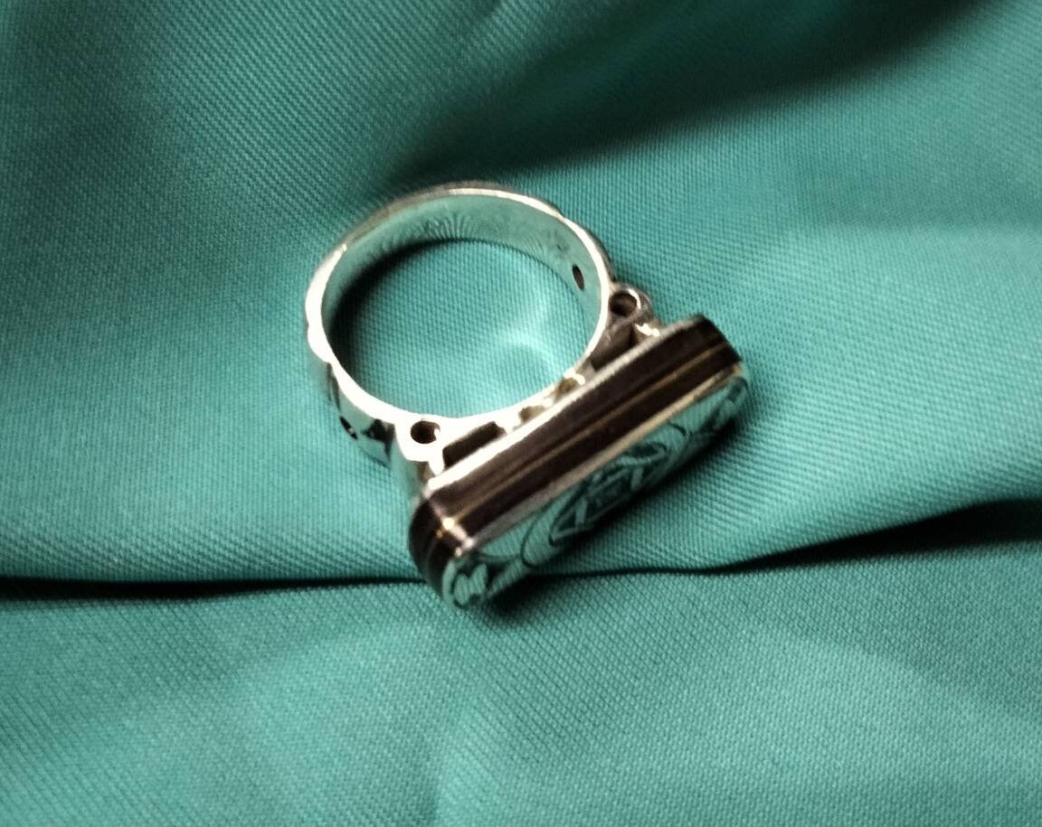 Touareg - Tuareg Ring in 925 Silver Chiseled With Traditional