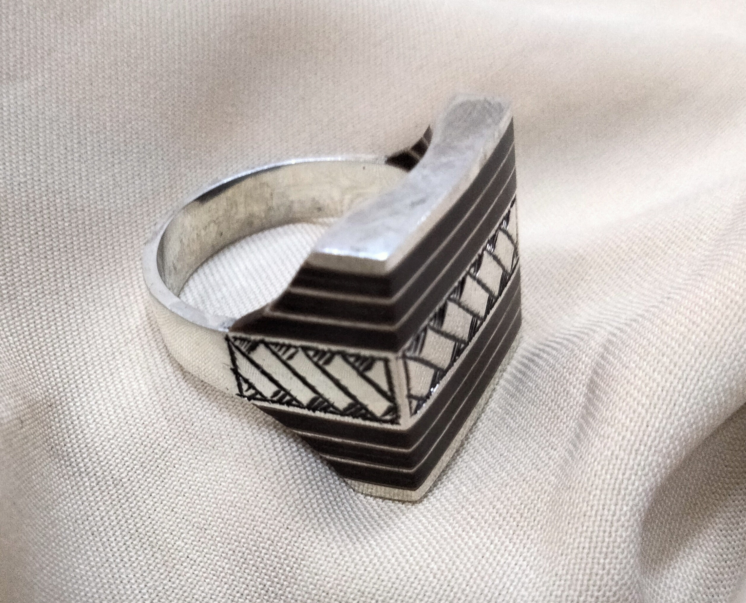 Touareg - Sterling Silver Touareg Ring / Men's Touareg Ring