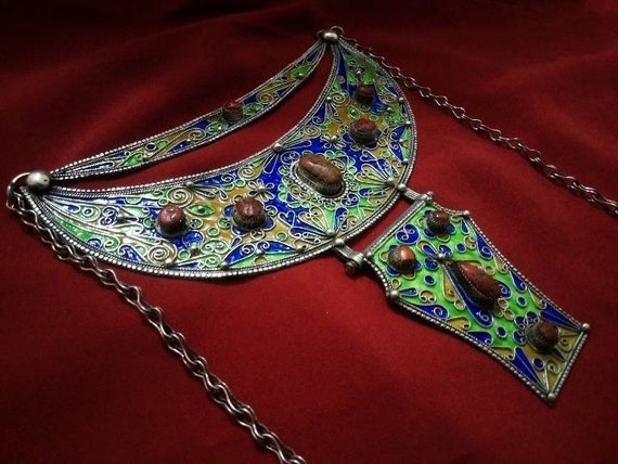 Kabyle - Ancient necklace from Algeria, from the … - image 8
