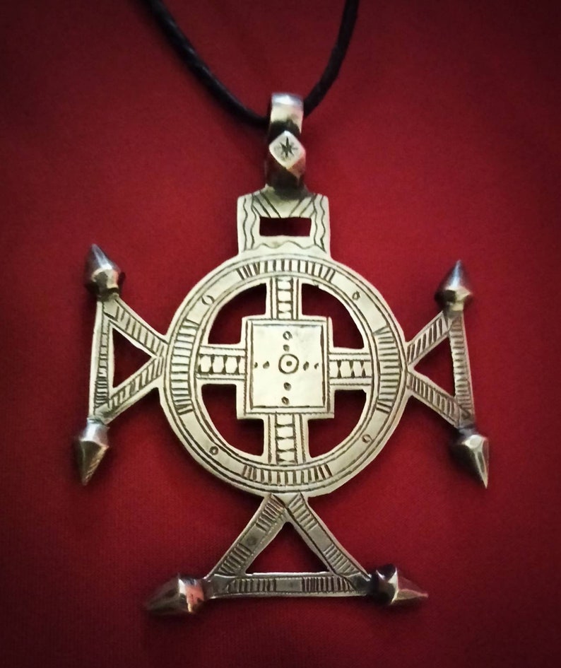 Niger Ancient Touareg cross in sterling silver 925 Touareg jewelry cross of Agadez ethnic jewelry Africantribal jewelry.