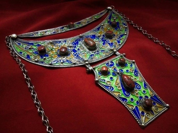 Kabyle - Ancient necklace from Algeria, from the … - image 4