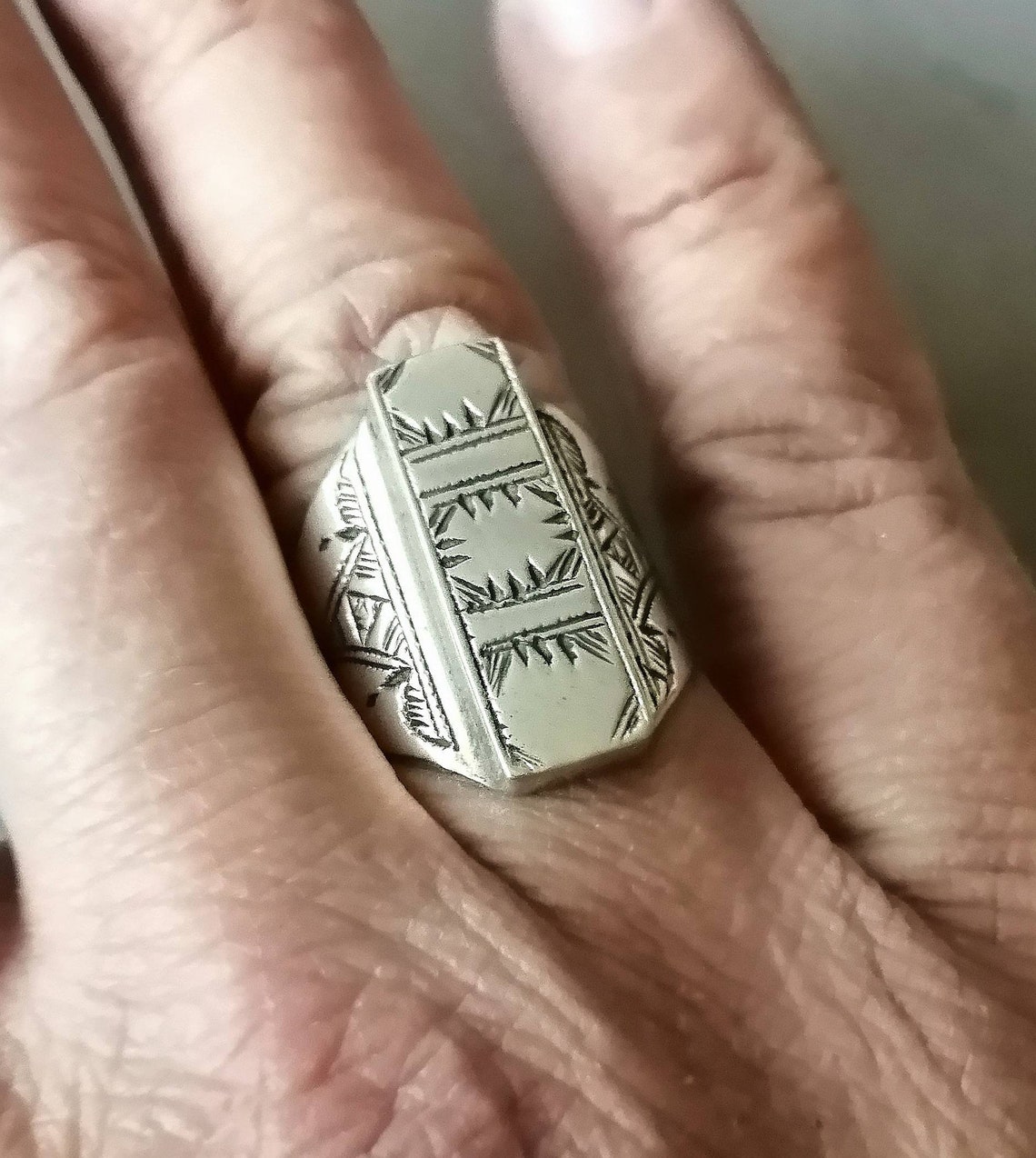 Handmade Touareg ring in 925 silver Touareg jewelry Niger Etsy