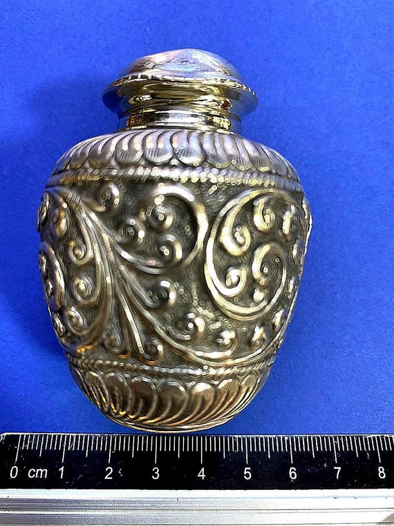 antique silver salt or pepper shaker is handmade,… - image 6