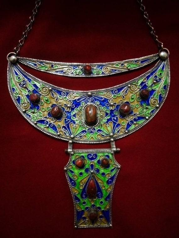 Kabyle - Ancient necklace from Algeria, from the … - image 6