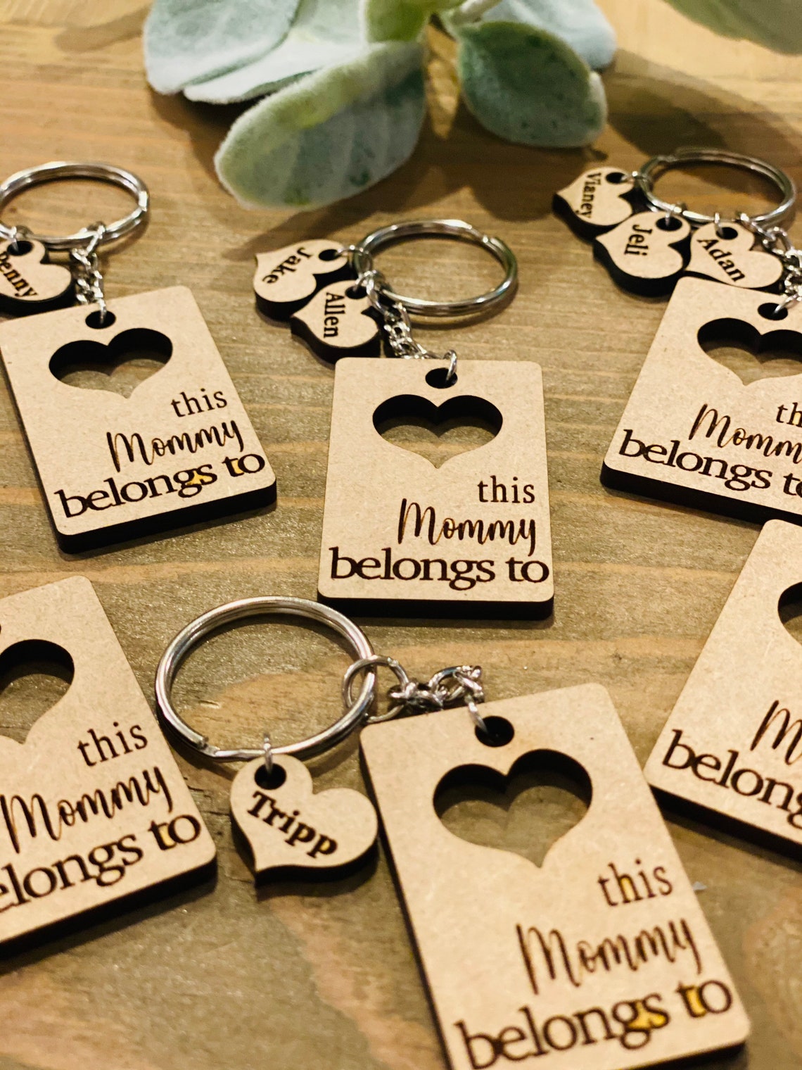 Mothers Day Personalized Keychains Etsy
