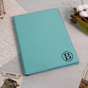 Personalized Leatherette Portfolio with Refillable Notepad