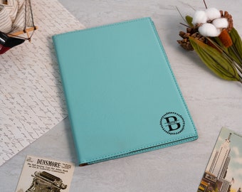 Personalized Leatherette Portfolio with Refillable Notepad