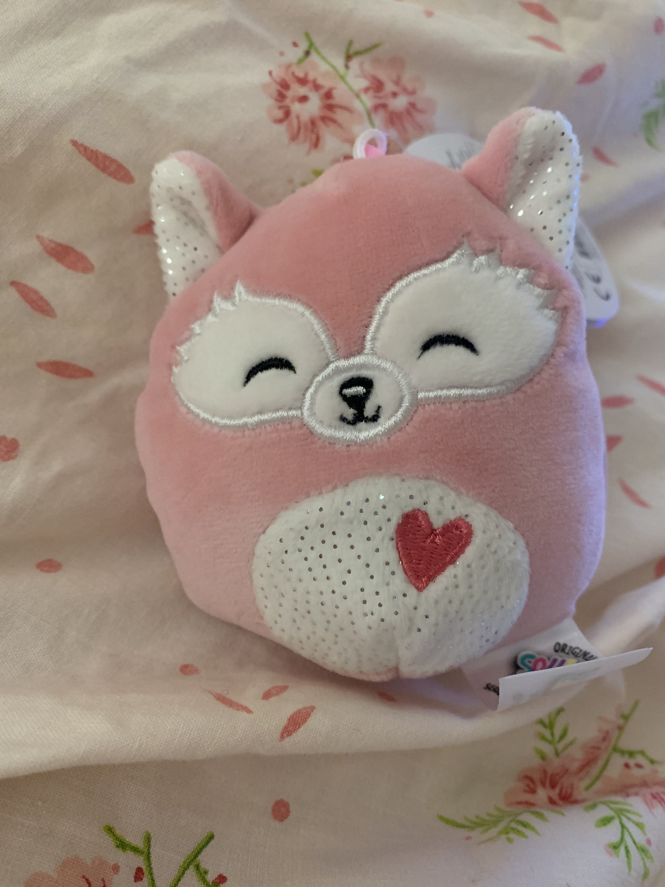 SQUISHMALLOW 4 valentines day fox clip on | Etsy